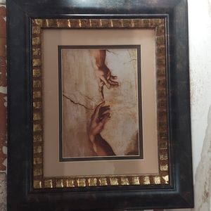 The Creation of Adam, by Michaelangelo. -Print